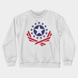 Red, White, and Bürkit Crewneck Sweatshirt